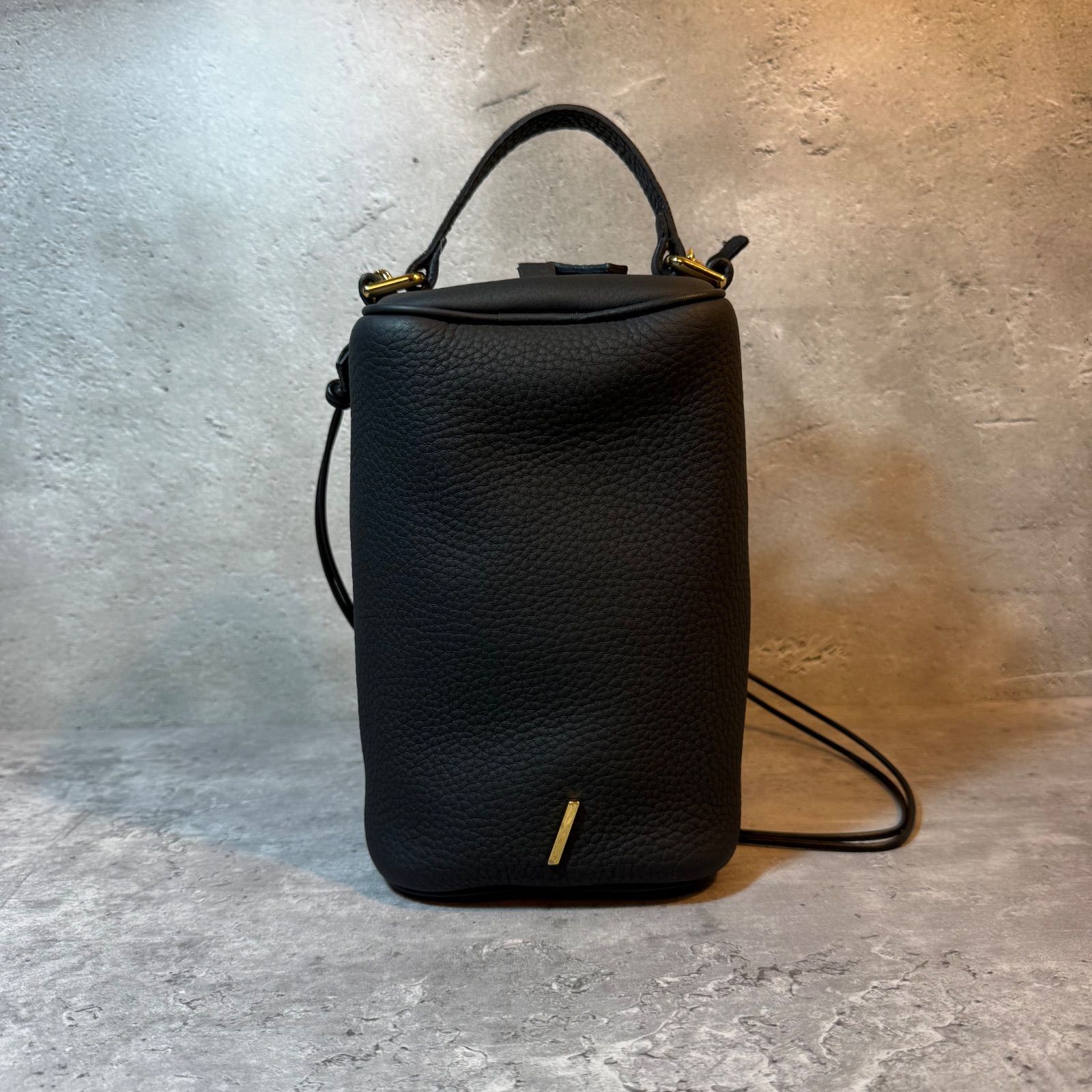 未使用級✨ITTI × styling/ イッチ × スタイリング 2WAY ショルダーバッグ ハンドバッグ 高級レザー ブラック 美品 Fl-1106