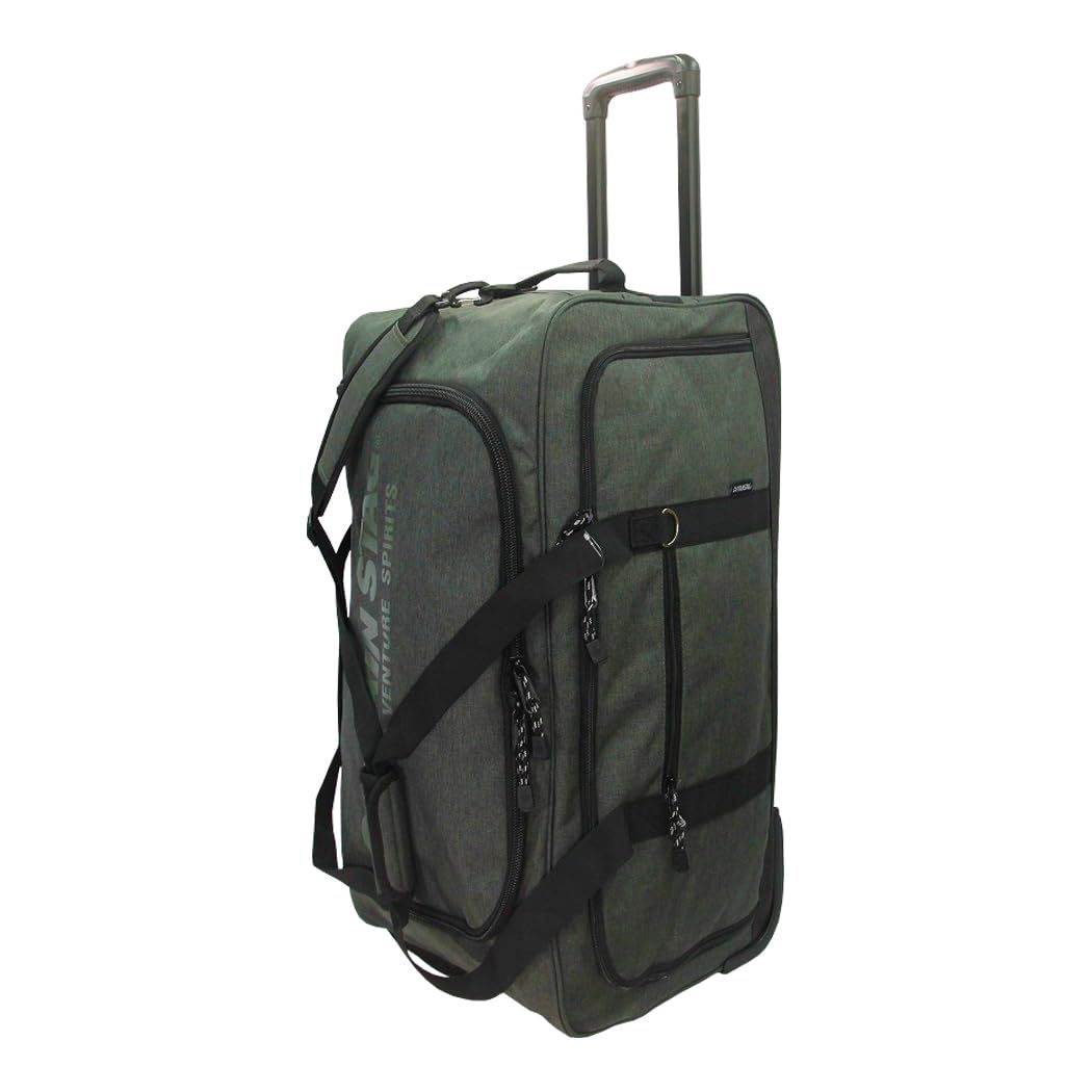 新品 ボストンキャリー 01253 キャプテンスタッグ CAPTAIN SATG 林間学校 バッグ キャリーケース 3way ボストン キャリー 大容量 61L ボストンバッグ (グレー)