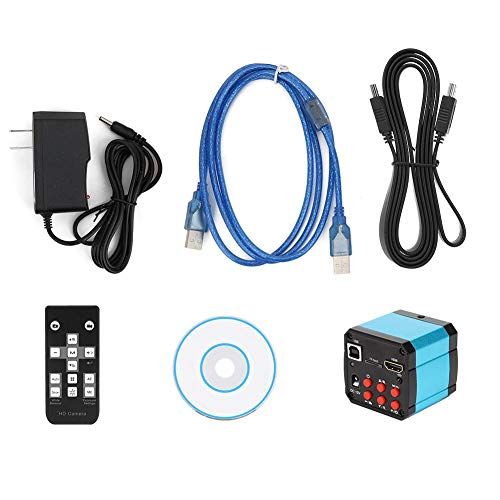 デジタル顕微鏡 USB顕微鏡カメラビデオ 画像とビデオ KP-2307V 21MP HDMI Cマウント 顕微鏡カメラ レンズコネクターC/CS 7倍デジタルズーム カメラセンサー 設定調節可能 実験室 産業生産用送料無料 328b3b4e