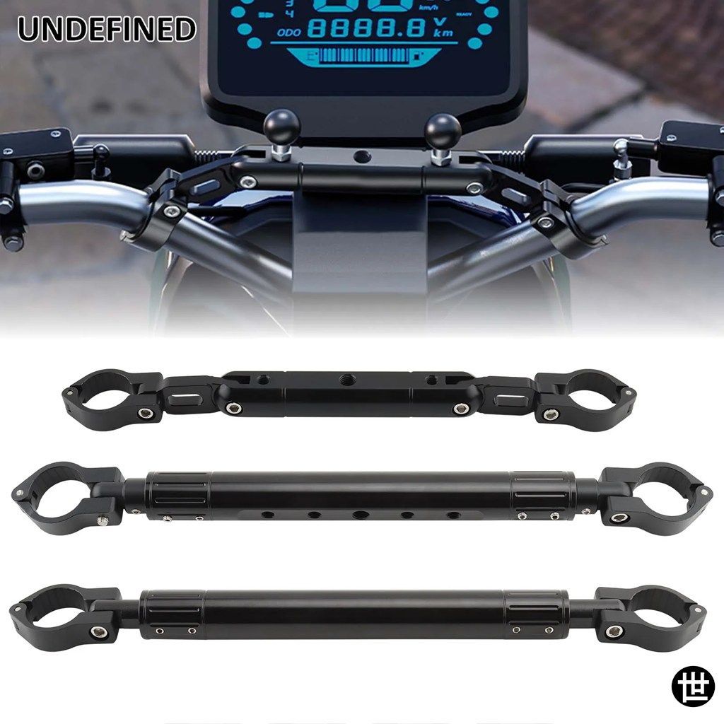 オートバイバランスバー 7/8インチ-1インチ22-27MM アルミクロスバー ハンドルバー強化 バイクレバー強化