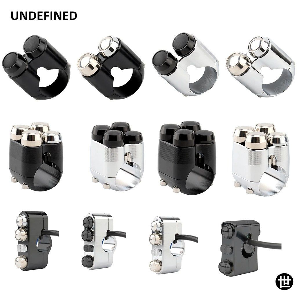 2-3-4ボタン ビンテージ 7/8インチ1インチ 22MM 25MM ハンドルバー コントロール スイッチ ターン ライト ビーム ホーン スイッチ ハーレ