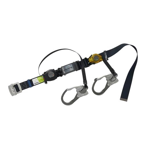 [タイタン] 胴ベルト型墜落制止用器具 SLN505-RW-NB-L型 ロック装置付き2WAY巻取器+巻取式補助ロープts b75e4768