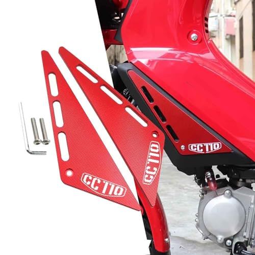 For クロスカブ CC110 Cross Cub (JA45/JA60/JA10) 2026 2025 CNCアルミ合金フロントパネルガードフレームカバープロテクタークロスカブ Cross Cub cc110 2020-2026 オートバイ 41356cc5