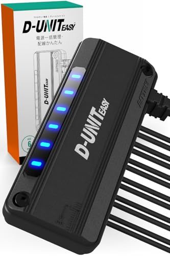 デイトナ(Daytona) Dユニット バイク アクセサリー電源ユニット 6系統 電源一括管理 合計18A D-UNIT EASY(Dユニット イージー) 45866as 1704246a
