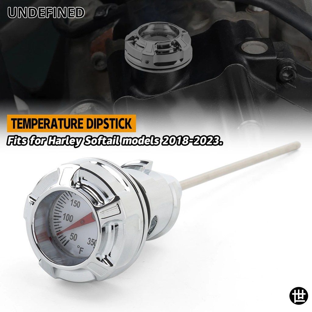 ハーレー ソフテイル FAT BOY SPORT GLIDE FAT BOB LOW RIDER STREET 18-23 用バイク オイルレベル ディップスティック メーター プラグ