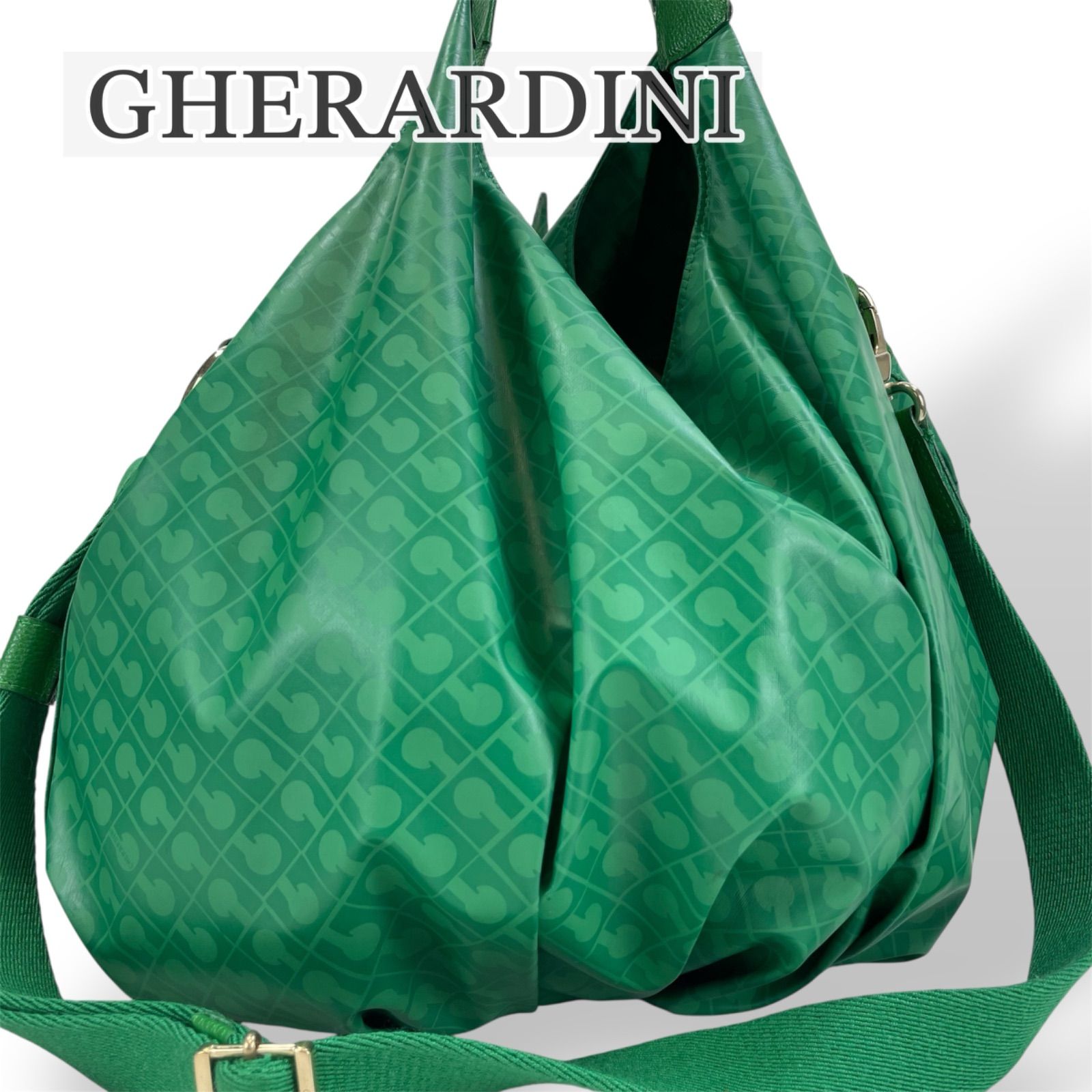 美品】GHERARDINI ゲラルディーニ ホーボー ソフティ トートバッグ