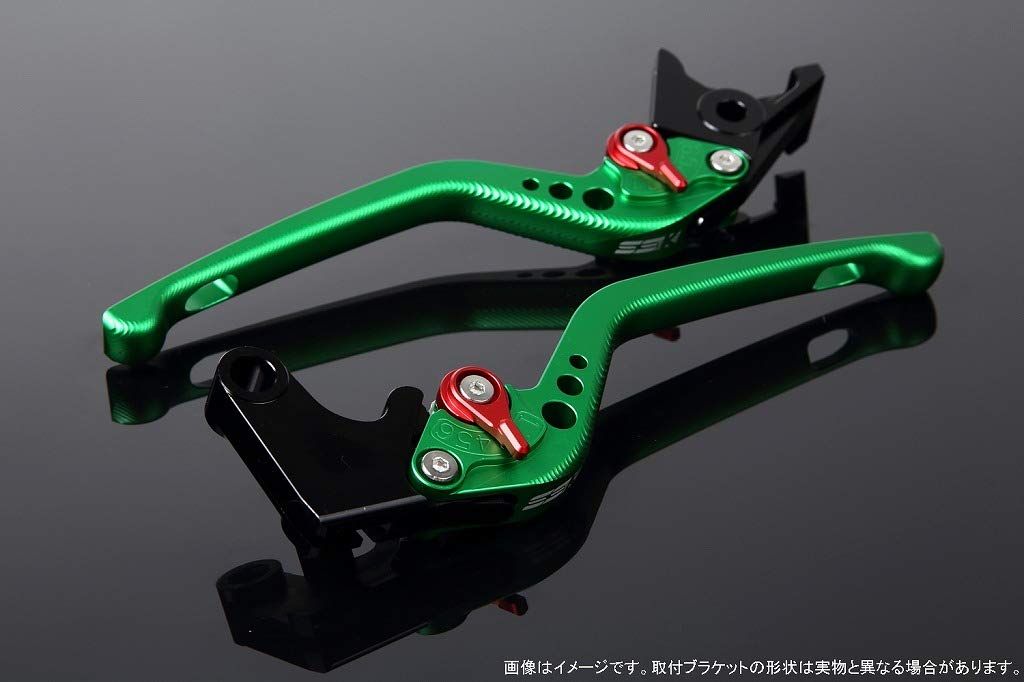 新品 SSK スピードラ アジャストレバーセット 3Dロング レバー本体カラー:マットグリーン アジャスターカラー:マットレッド HONDA ADV150 KF38