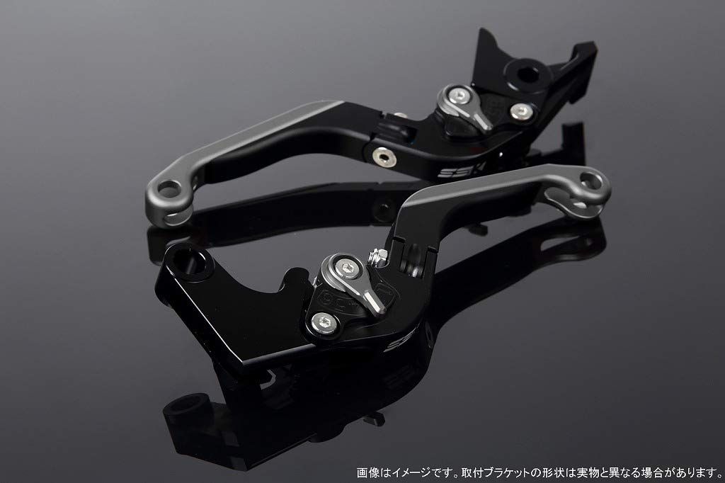 新品 SSK スピードラ アジャストレバーセット 可倒延長式 レバー本体カラー:マットブラック アジャスターカラー:マットチタン エクステンションカラー:マットチタン HONDA ADV150 KF38