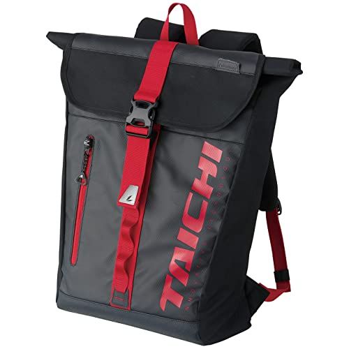 [TAICHI] RSタイチ(RS バイク リュック バッグ 防水 ツーリング ユニセックス大人 WP バックパック RSB278 BLACK/RED 容量:25Las 52fa53d9
