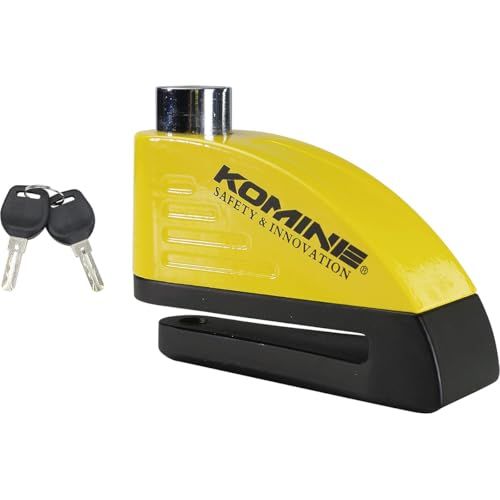 コミネ(KOMINE) バイク用 リマインダーアラームディスクロック ブラック/イエロー LK-122as 844262da