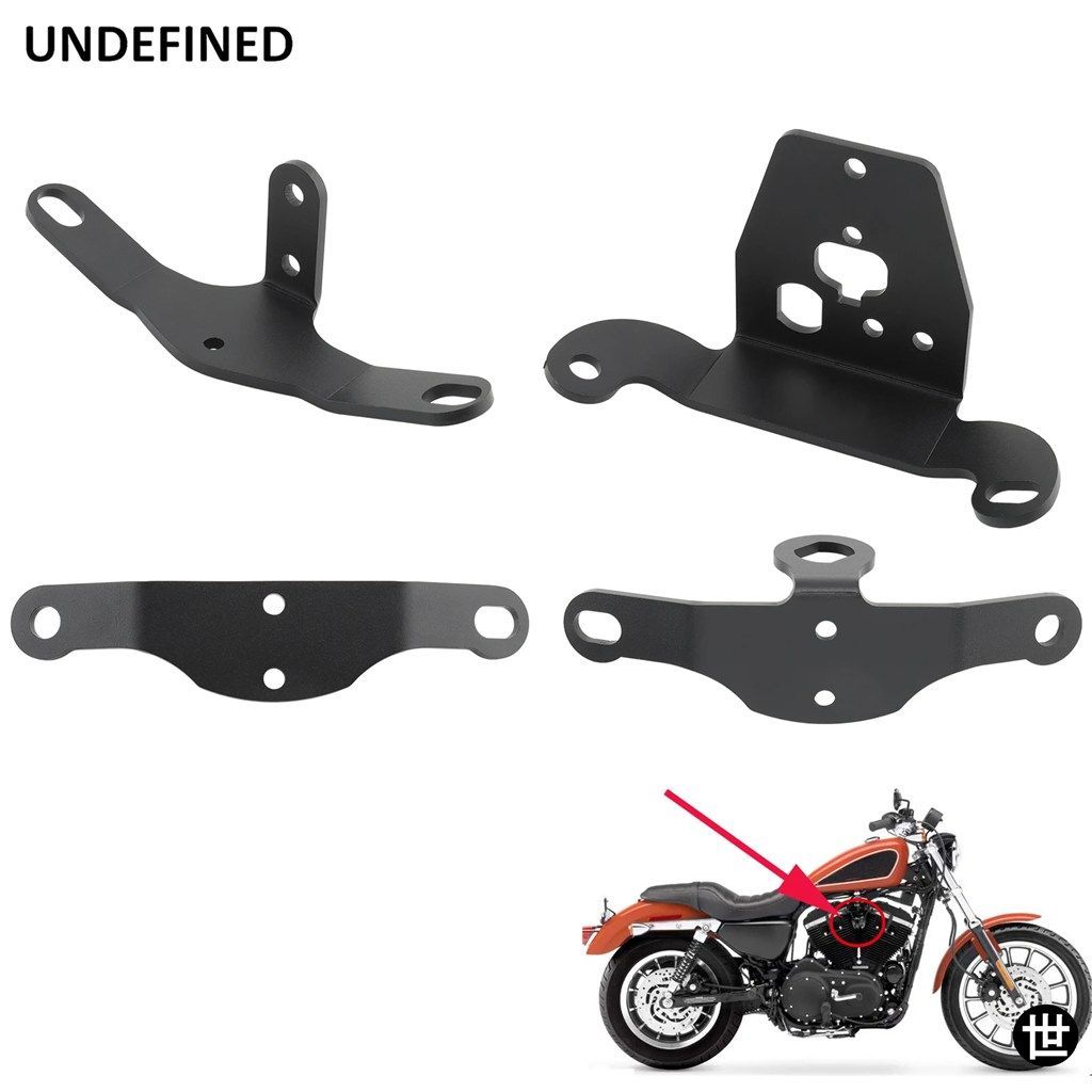 ハーレーダビッドソン スポーツスター XL883 XL1200 48 72 2007-2023 用コイル点火キー移設ブラケットマウントキット オートバイアクセサリ