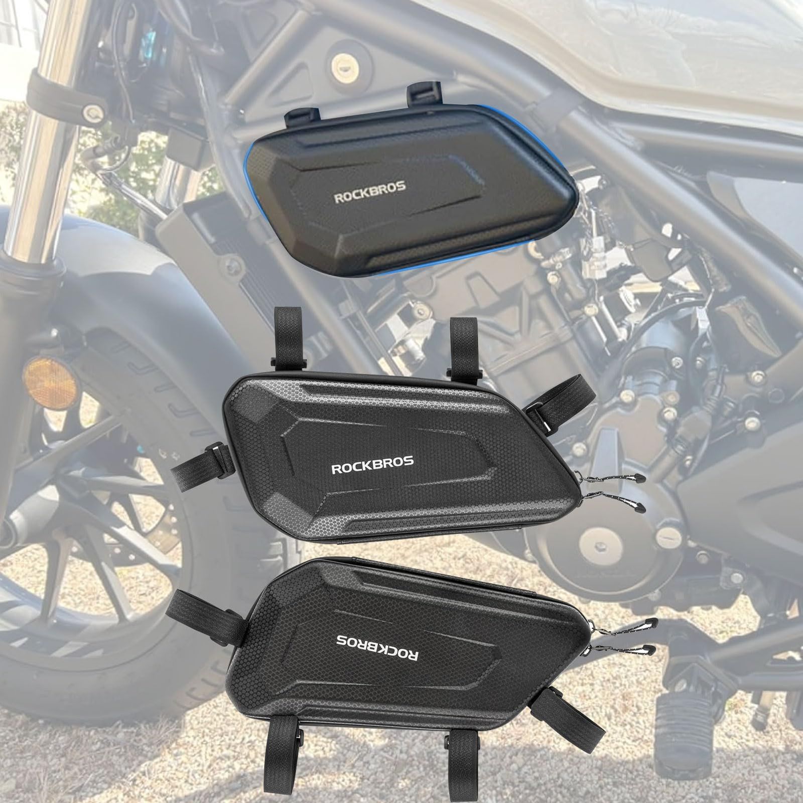 WOOGA オートバイ修正ハードシェルサドル防水三角形サイドバッグ 道具袋 3.5 Gal (1.5 L) カーボンルック止水ジッパー 適用車種ホンダREBEL CMX 250 CMX 300 CMX500 CMX 1100 (1ペアバッグ) 4ec090cc WOOGA オートバイ修正ハードシェルサドル防水三角形サイドバッグ 道具袋 3.5 Gal (1.5 L) カーボンルック止水ジッパー 適用車種ホンダREBEL CMX 250 CMX 300 CMX500 CMX 1100 (1ペアバッグ) 4ec090cc