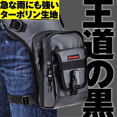 ヘンリービギンズ(Henly Begins) デイトナ バイク レッグバッグ 1.5L ターポリン ペットボトル収納可 3室構造 ホルスターバッグ3 DH-730 ブラック 98660as e2445a62 ヘンリービギンズ(Henly Begins) デイトナ バイク レッグバッグ 1.5L ターポリン ペットボトル収納可 3室構造 ホルスターバッグ3 DH-730 ブラック 98660as e2445a62