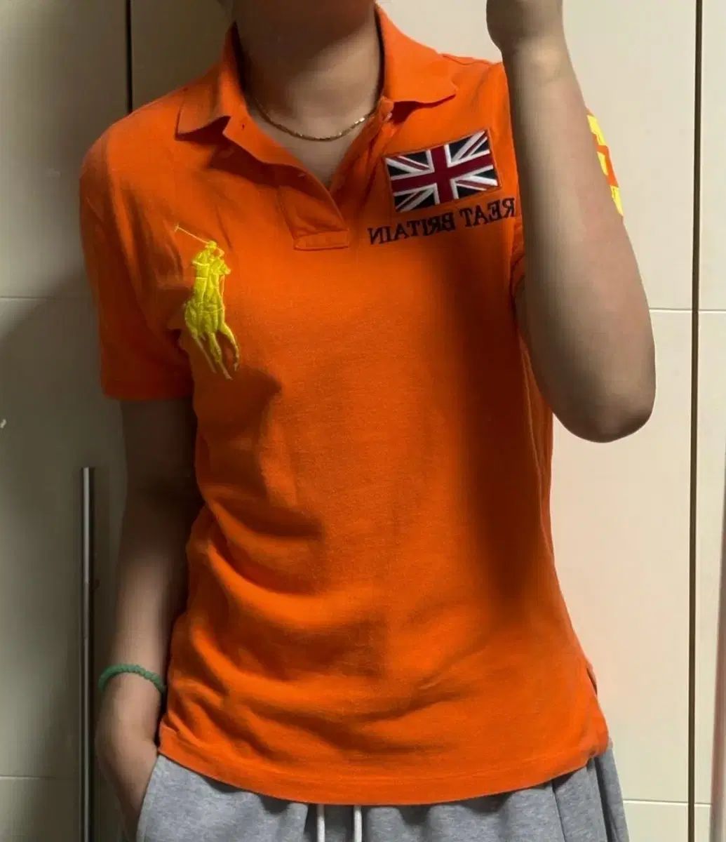 ポロラルフローレン ビックポニー キーチーフ イギリス 半袖 s