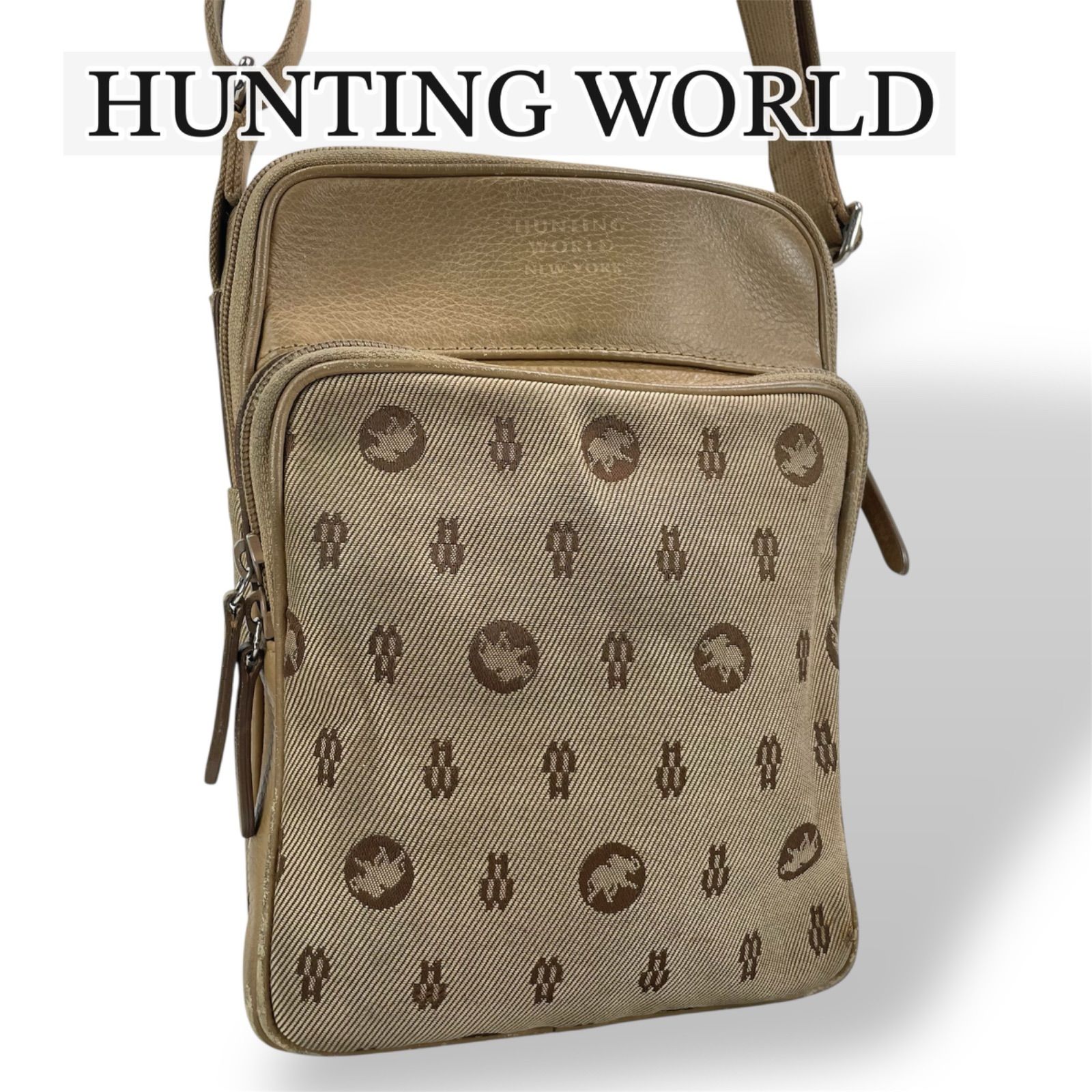 HUNTING WORLD ハンティングワールド ショルダーバッグ 斜め掛け