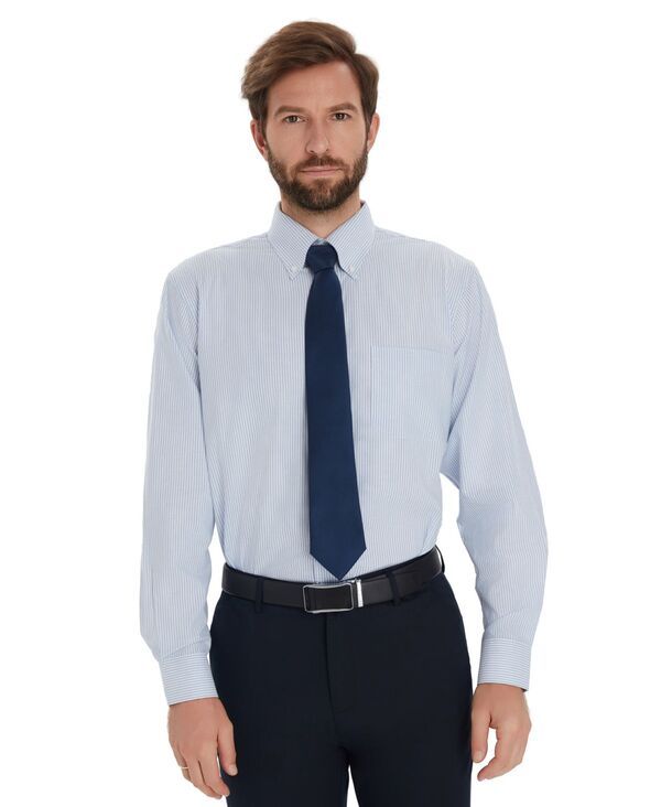 クラブルーム メンズ トップス シャツ プラスサイズ オックスフォード Club Roomens Core Plus Oxford Shirt Light Blue ブルー