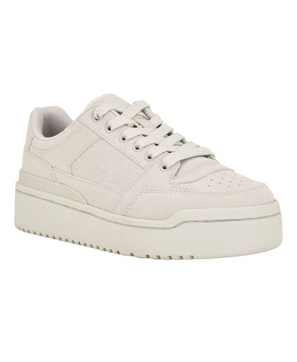 カルバンクライン レディース シューズ スニーカー プラットフォーム レース Calvin Klein Womens Alondra Casual Platform LaceUp Sneakers L