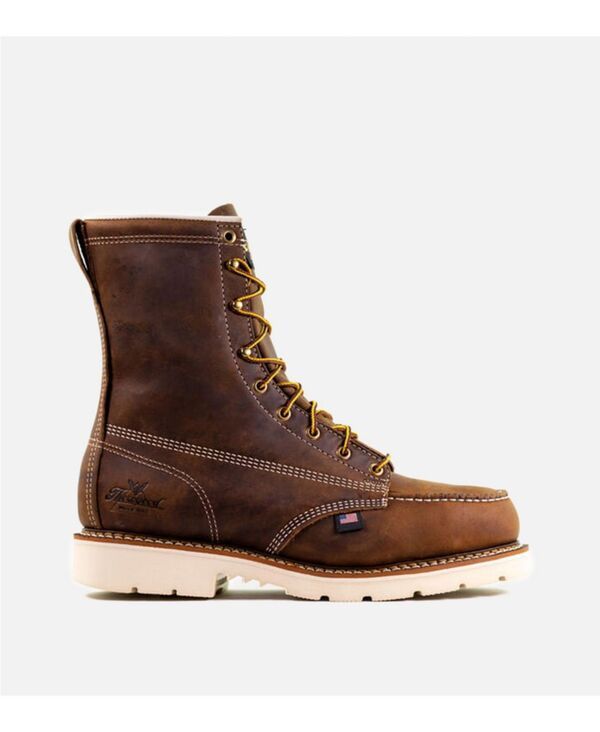 ソログッド メンズ シューズ ブーツ・レインブーツ Tシャツ Thorogood Mens American Heritage 8 Steel Toe Work Boots for Men Crazy