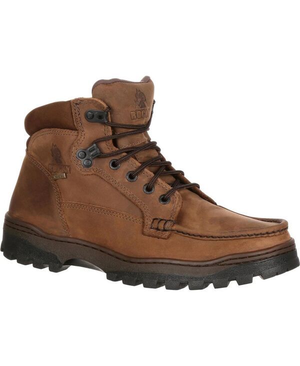 ロッキー メンズ シューズ ブーツ・レインブーツ ROCKY Mens Outback GORETEX Waterproof Hiker Boot Light brown ブラウン
