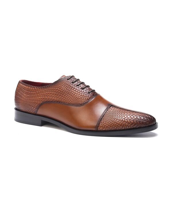 カルロスサンタナ メンズ シューズ オックスフォード キャップ Carlos by Carlosantana Mens Arlo Cap Toe Oxford Shoe Tan タン