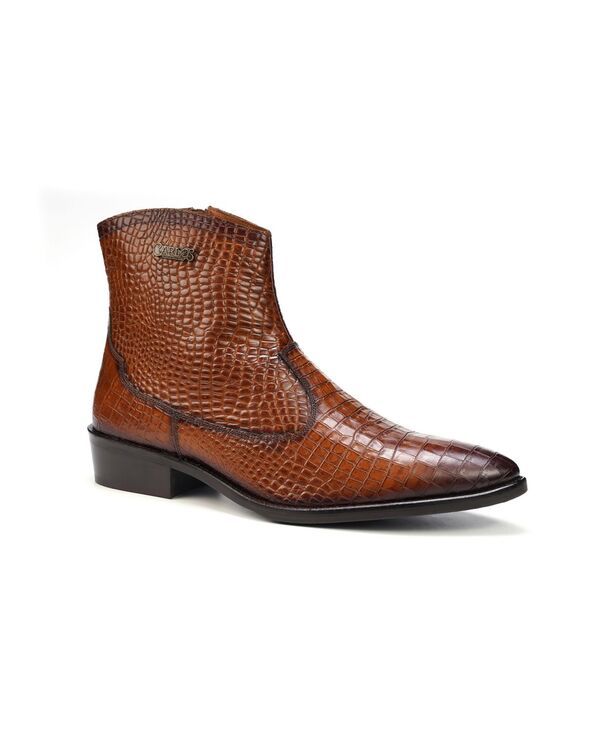 カルロスサンタナ メンズ シューズ ブーツ・レインブーツ Carlos by Carlos Santana Mens Zappa Cowboy Fashion Boots Tan Croco タン