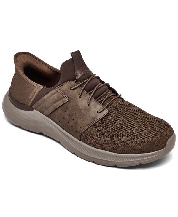 スケッチャーズ メンズ シューズ スニーカー Skechers Mens Slipins RF Garner Newick Memory Foam Casual Sneakers from Finis