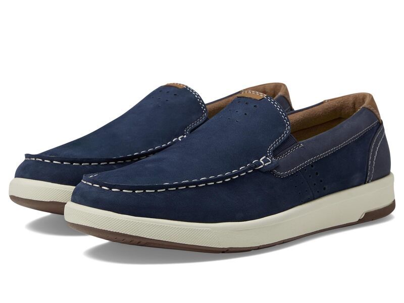 フローシャイム メンズ シューズ スニーカー Florsheim Crossover Moc Toe SlipOn Navy ネイビー