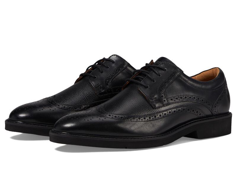 ロックポート メンズ シューズ ブーツ・レインブーツ Rockport Fallo Black Leather ブラック