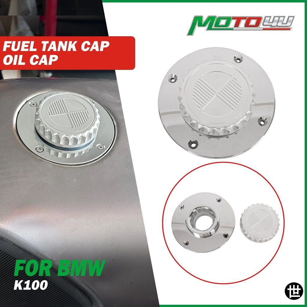 BMW K1100 K100 K75 K75S K1用オートバイアクセサリー燃料タンクキャップカバー アルミガスカバー クローム