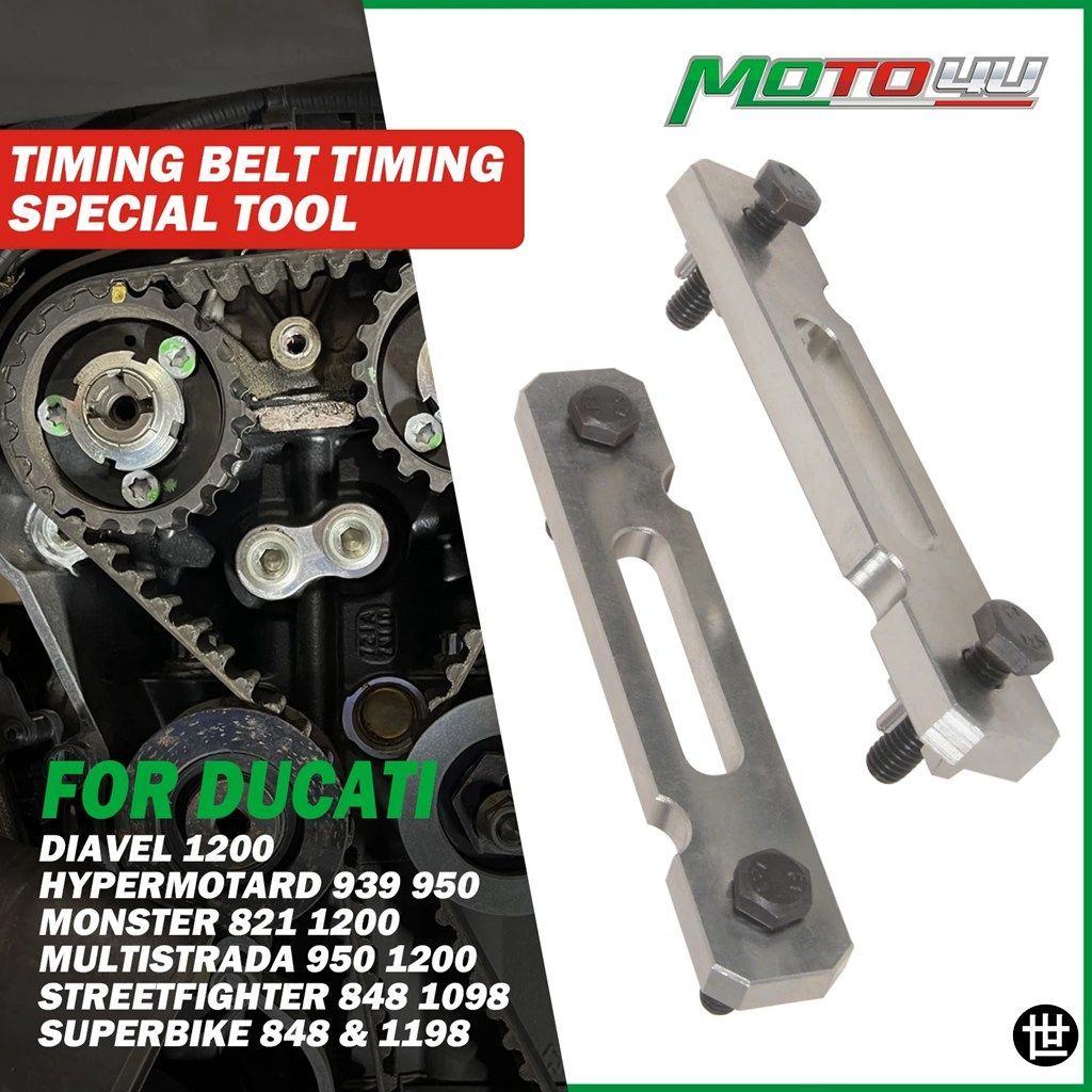 オートバイのタイミングベルトタイミング調整用特殊工具バイクのタイミングシャフト固定工具ドゥカティ モンスター 821 ストリートファイタ
