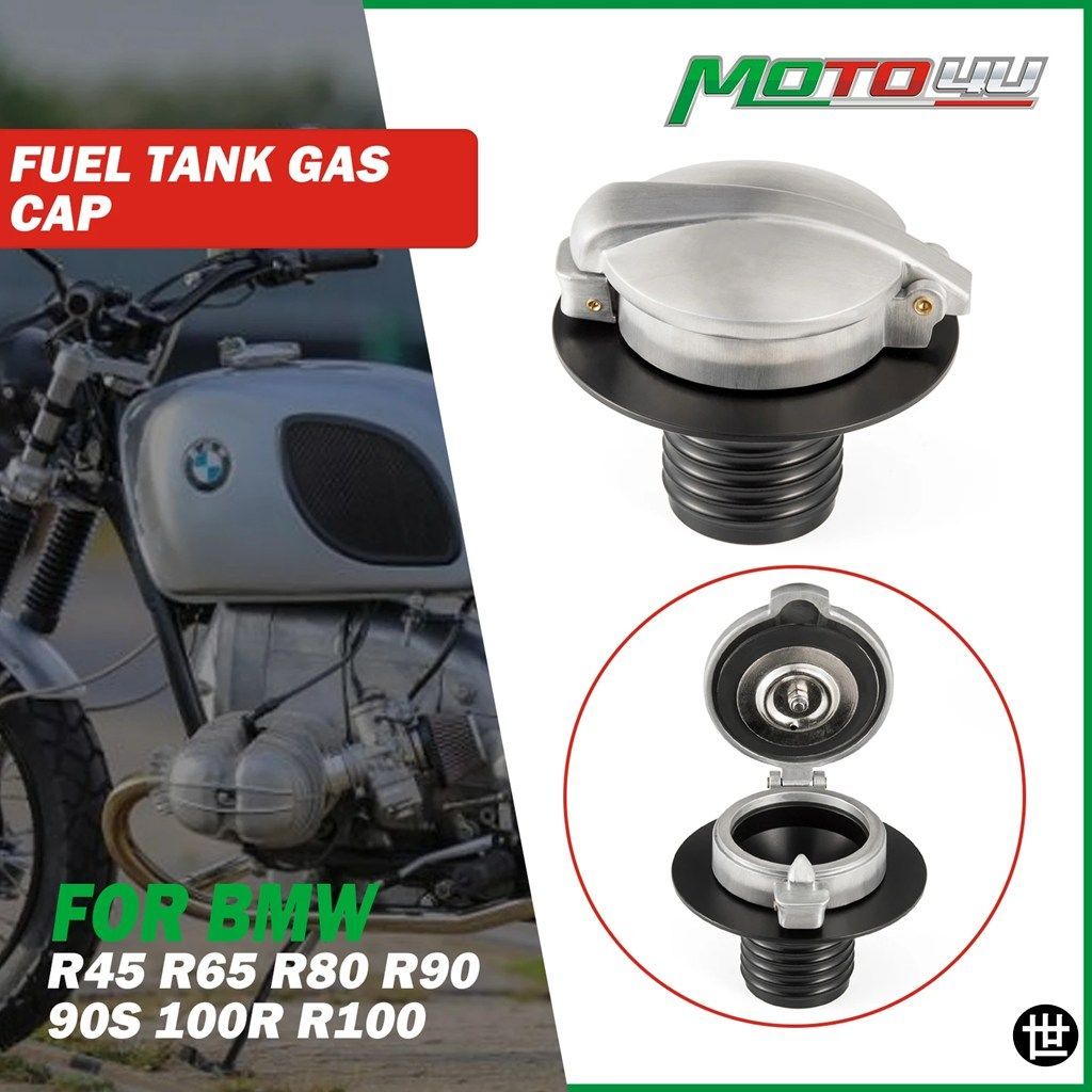 BMW R45 R60 R75 R80 90S R90 100R R100用オートバイ燃料タンクガスキャップ モンツァ/マットスタイル