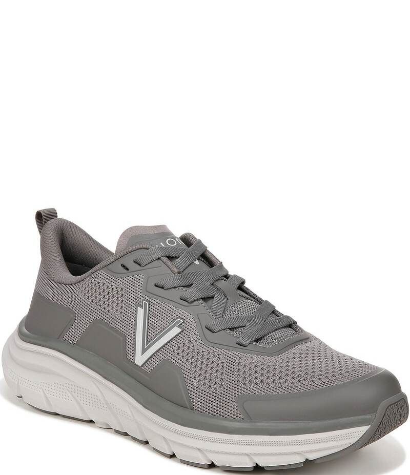 バイオニック メンズ シューズ スニーカー メッシュ レース Vionic Mens Walk Max Lace Up Mesh Sneakers Charcoal チャコール