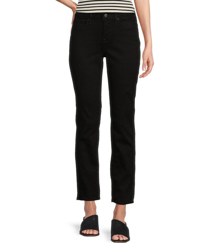 エヌワイディージェイ レディース ボトムス デニムパンツ アンクル ジーンズ NYDJ Sheri Slim Ankle Straight Jeans Black ブラック