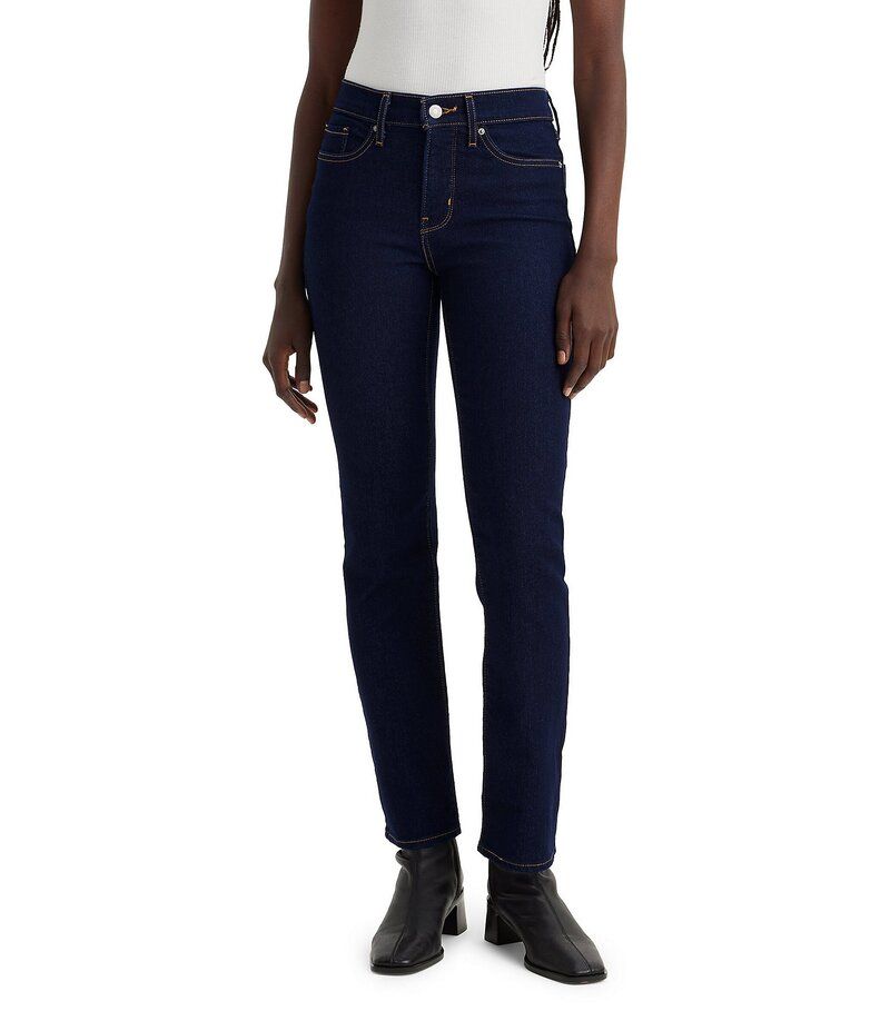 リーバイス レディース ボトムス デニムパンツ ストレート ジーンズ LevisR 314 Shaping Straight Leg Mid Rise Jeans Darkest Sky