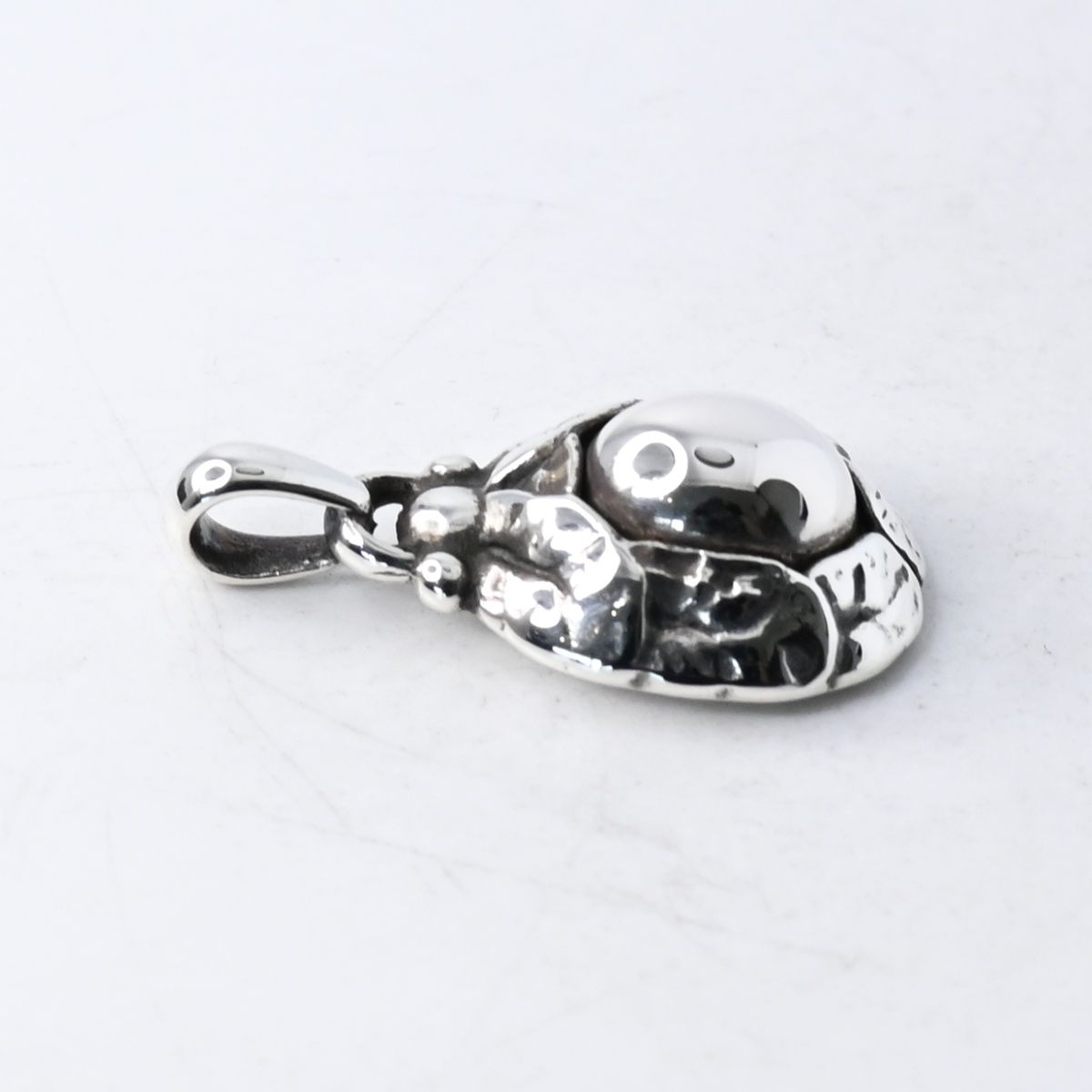研磨済】GEORG JENSEN 97年製 ペンダントトップ シルバー925 ジョージ