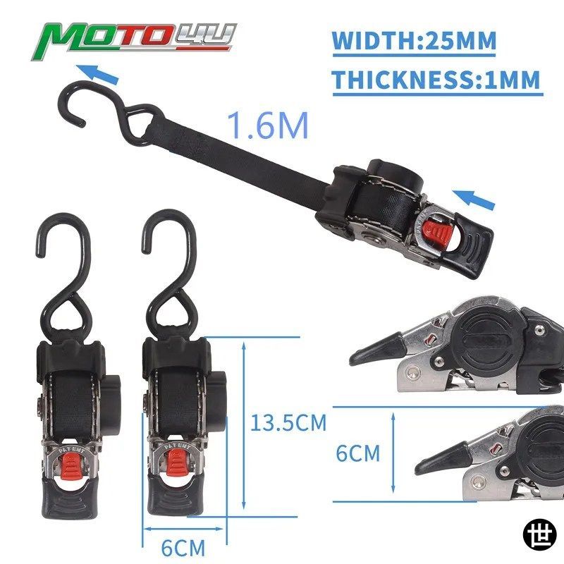 ボルトオン式格納式ラチェットストラップ コーティングSフック 自動格納式ラチェットストラップ セルフラチェットストラップ 1個