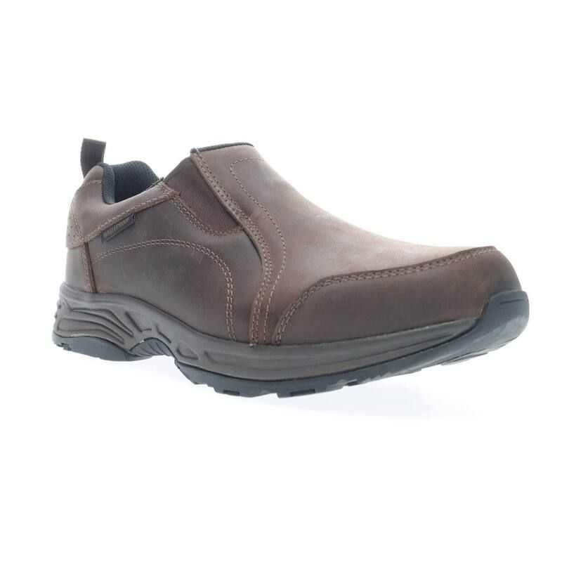プロペット メンズ シューズ スニーカー レザー Propet Cash North Mens Leather SlipOn Shoes Brown ブラウン