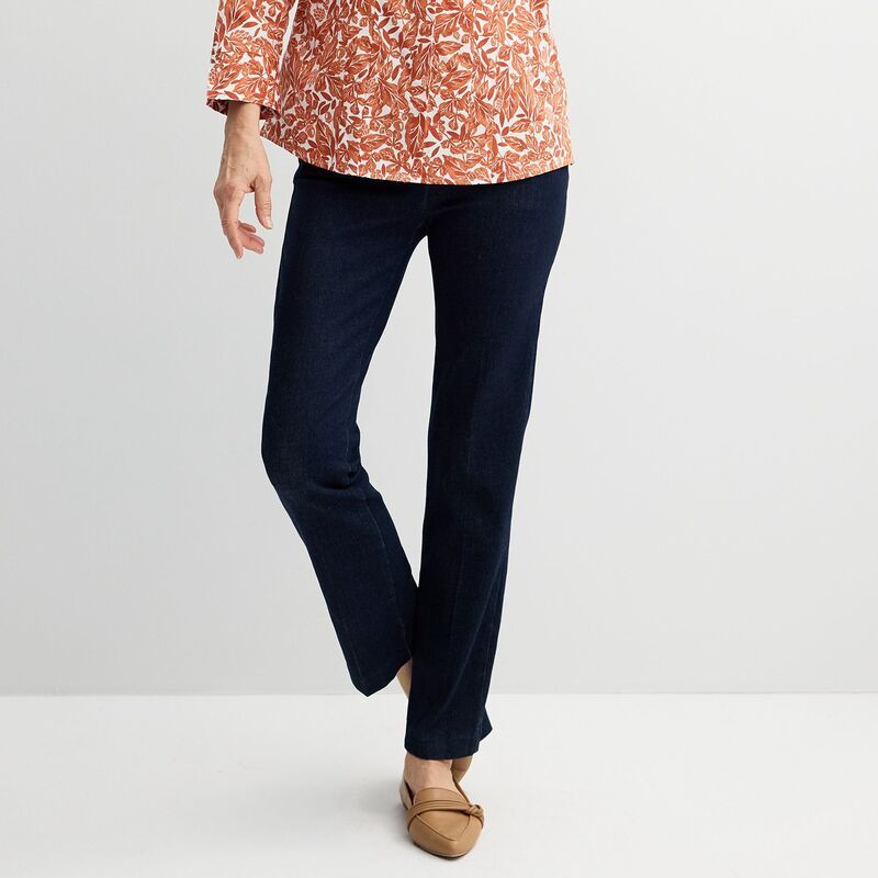 クロフト＆バロー レディース ボトムス カジュアルパンツ ブーツカット ブーツ Womens Croft Barrow Effortlesstretch PullOn Bootcut Pants Ri