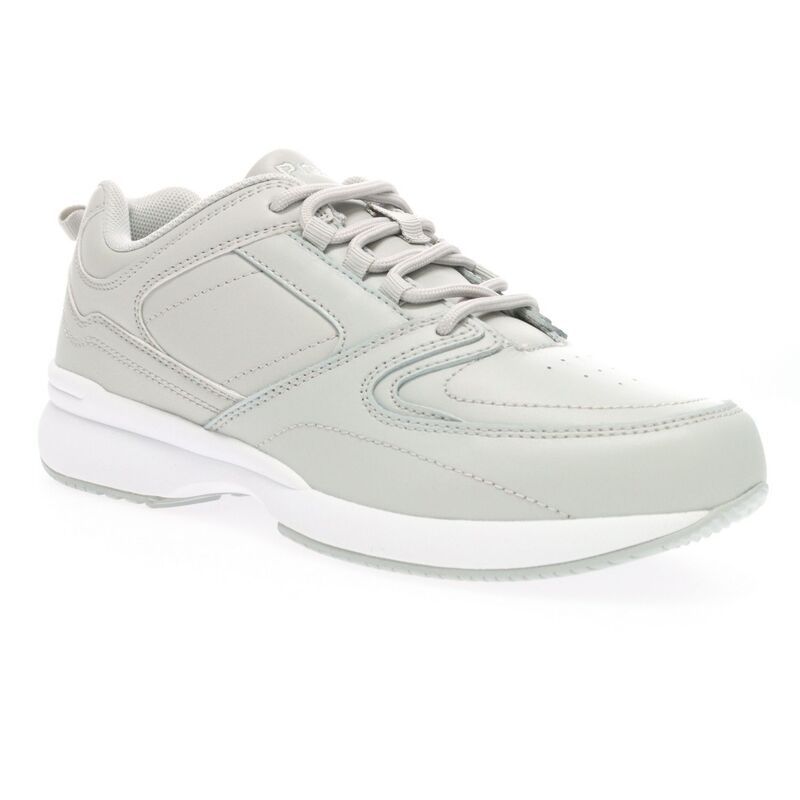 プロペット レディース シューズ スニーカー レザー Propet Lifewalker Womens Leather Sport Sneakers Light Grey グレー