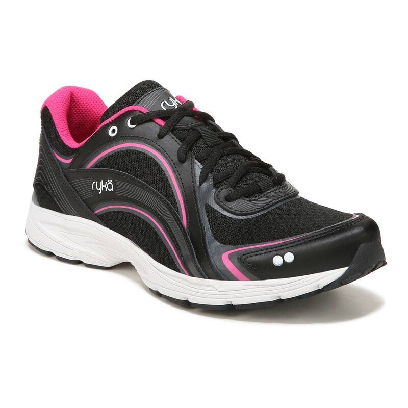 ライカ レディース シューズ スニーカー Ryka Sky Walk Womens Walking Sneakers Black Silver Pink ブラック