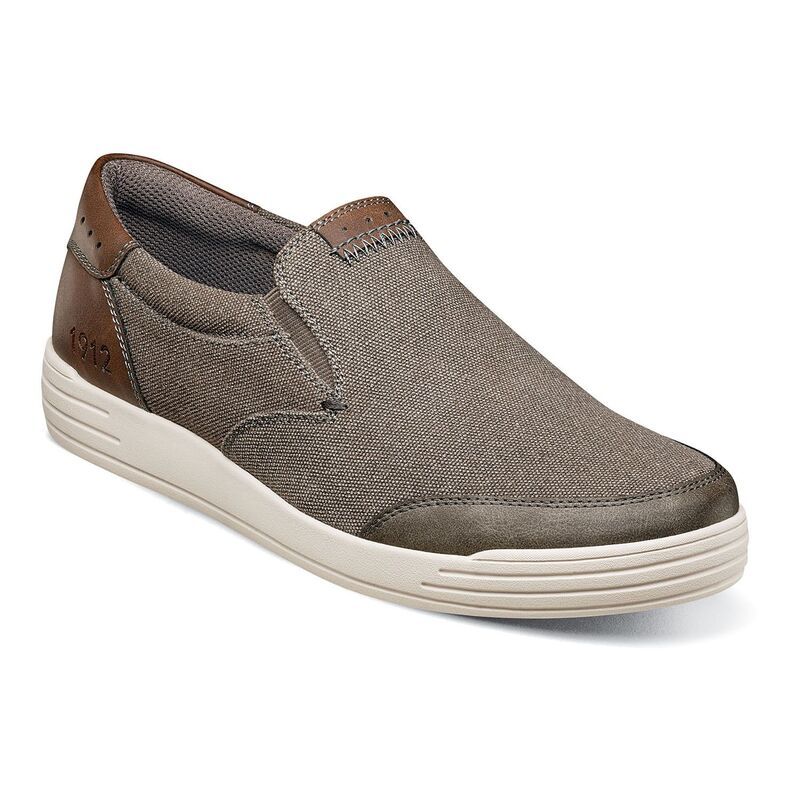 ノンブッシュ メンズ シューズ スリッポン・ローファー スニーカー Nunn BushR Kore City Walk Mensneakers Cement