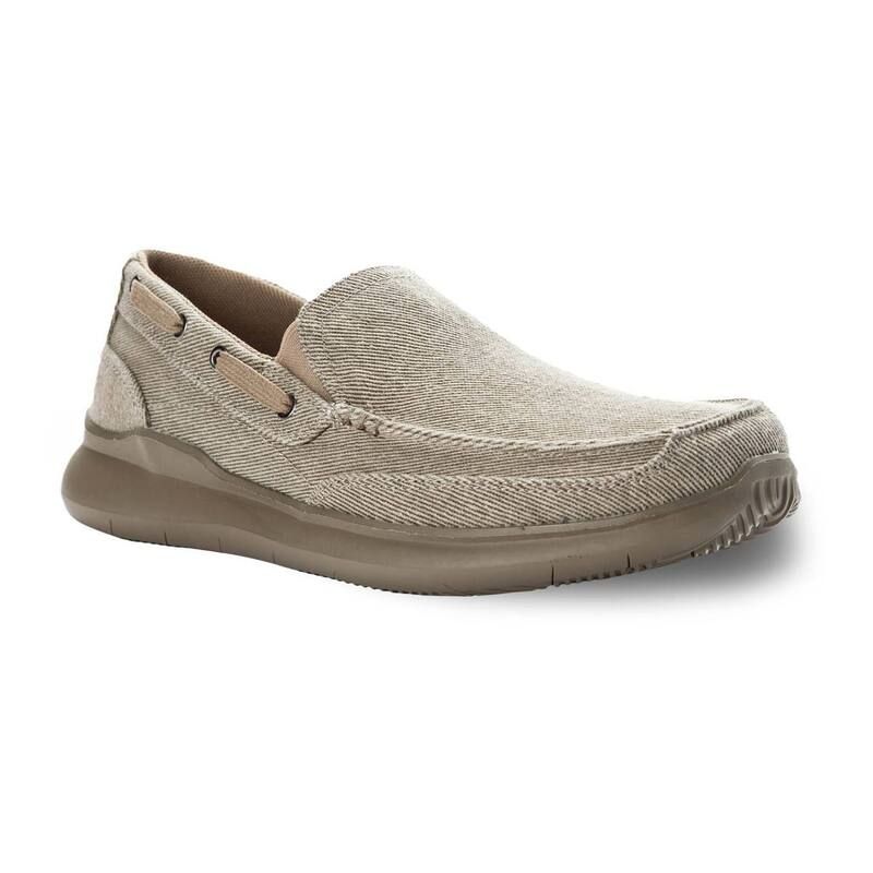 プロペット メンズ シューズ スリッポン・ローファー Propet Viasol Mens Loafers Tan タン