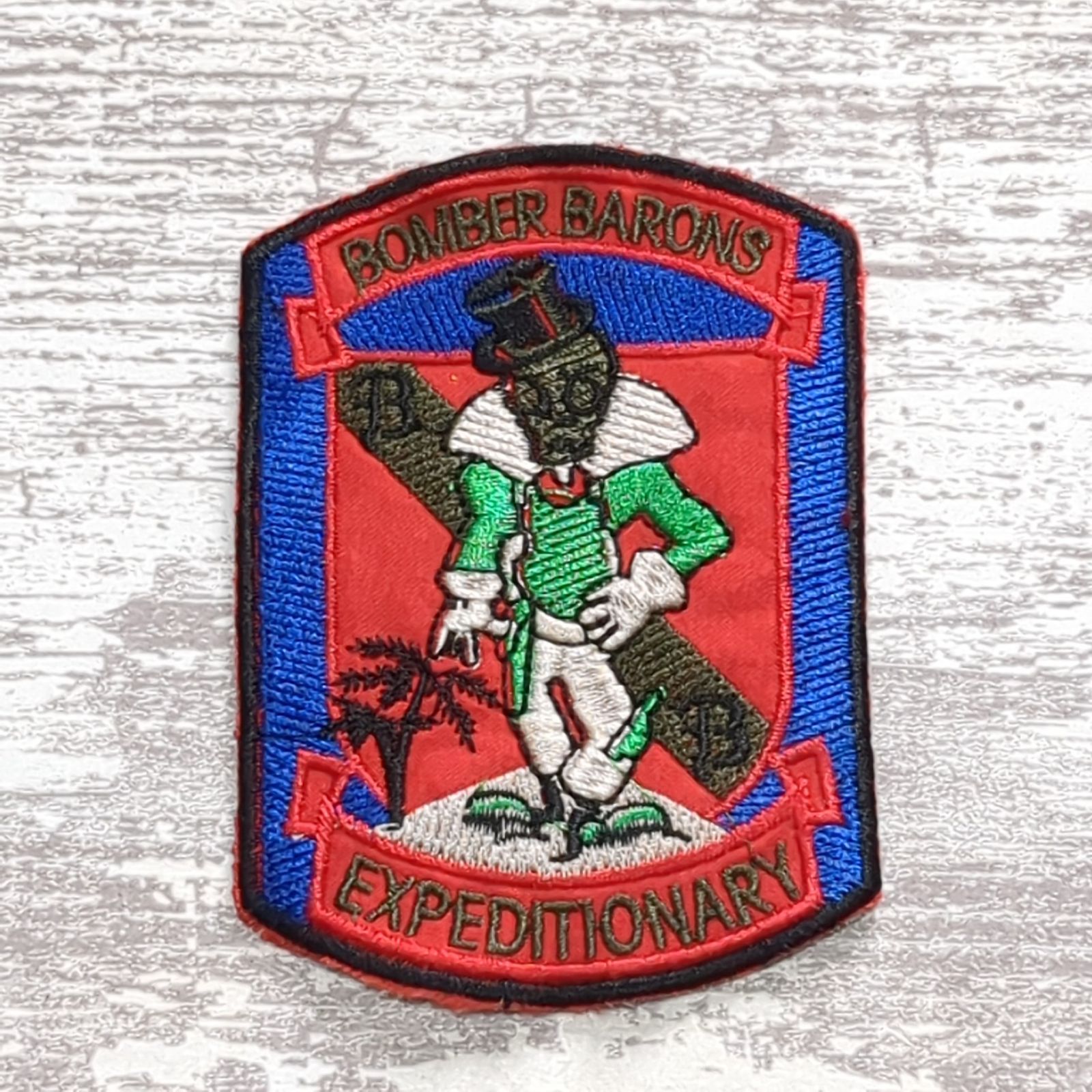 DS37 スカル ドクロ ワッペン 米空軍 第23爆撃飛行隊 BOMBER BARONS B