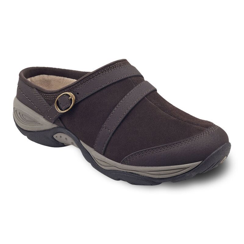 イージースピリット レディース シューズ スニーカー Easy Spirit Equinox Womens Mules Chocolate Suede チョコレート