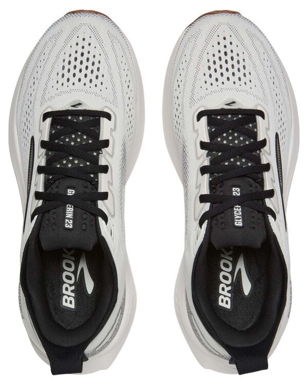 ブルックス メンズ シューズ スニーカー Brooks Mens Glycerin 23 Running Shoes WhiteBlackGum ホワイト