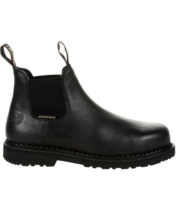 ジョージブーツ メンズ シューズ ブーツ・レインブーツ チェルシー GEORGIA BOOT Mens Georgiant Revamp Waterproof Chelsea Work Boot Bl