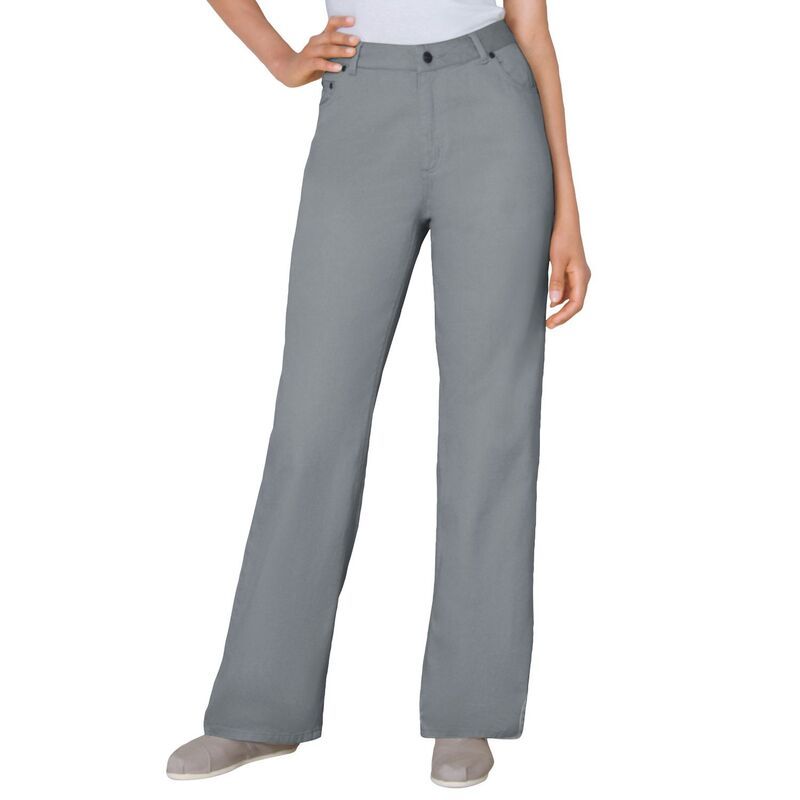 ウーマン ウィズイン レディース ボトムス デニムパンツ プラスサイズ コットン ジーンズ Woman Within Plusize Perfect Relaxed AllCotton Denim F