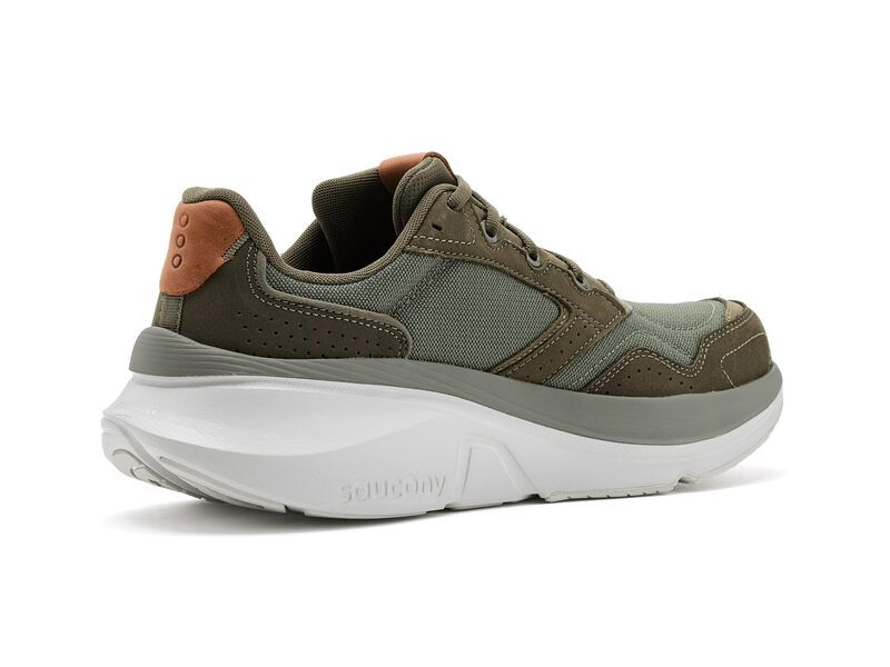 サッカニー メンズ シューズ スニーカー Saucony Guide Metrolive オリーブ