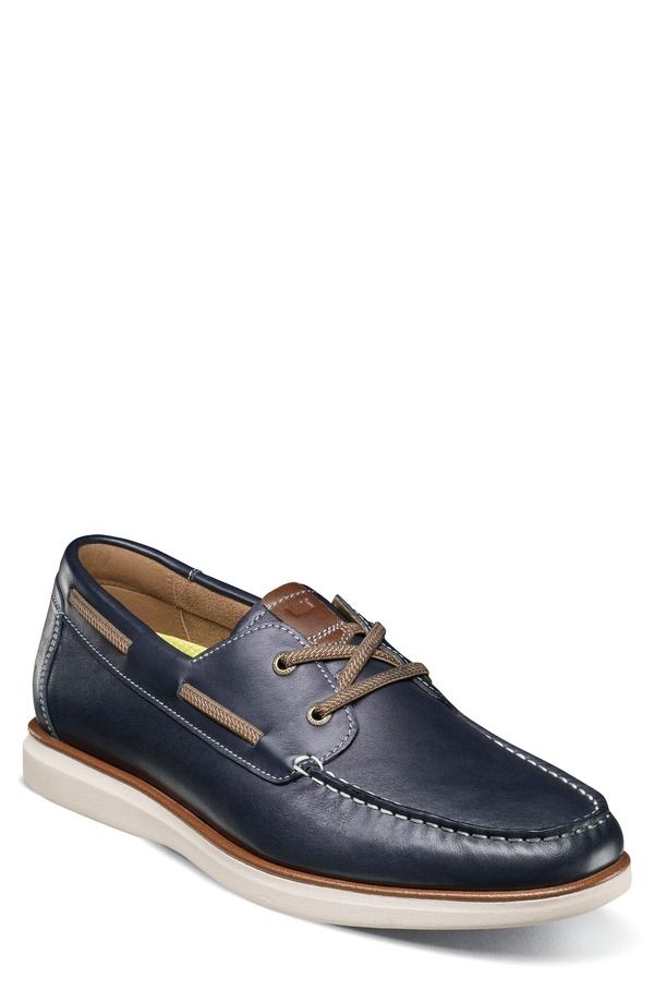 フローシャイム メンズ シューズ Florsheim Tropics Boat Shoe Navy ネイビー