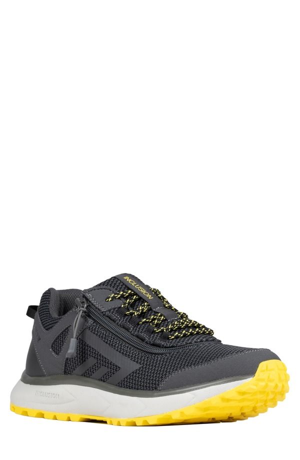 ビリーフットウェア メンズ シューズ スニーカー BILLY Footwear Inclusion Trail Sneaker Charcoal Yellow チャコール